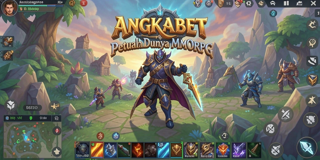 Tangkapan layar dari gameplay <strong>ANGKABET</strong> yang epik dalam pertempuran.