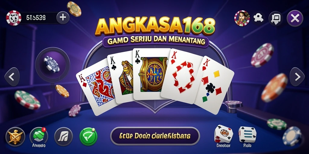 Tampilan gameplay menarik Domino di ANGKASA168.