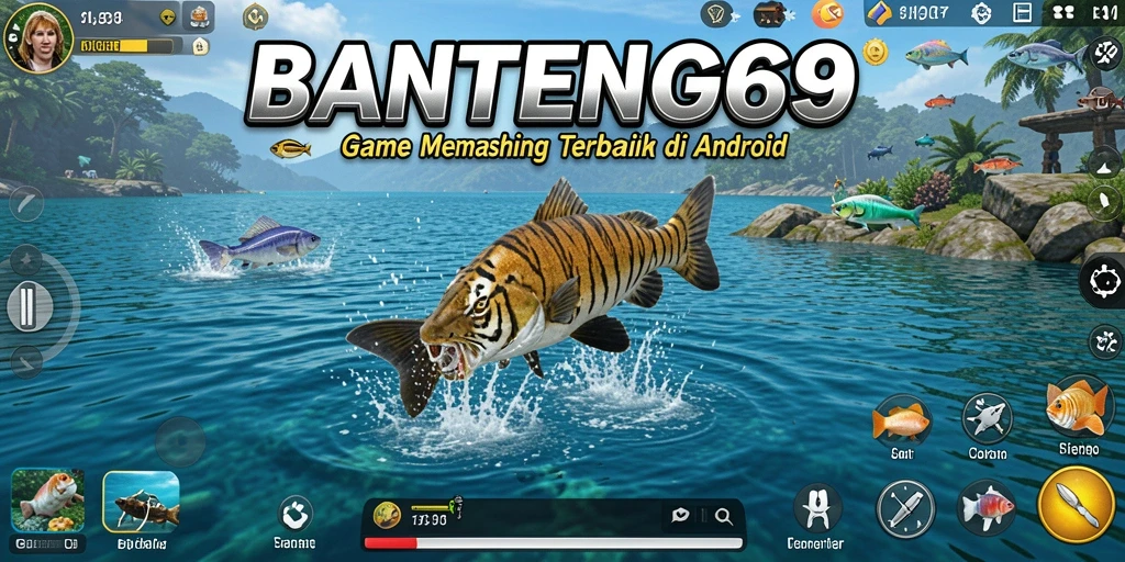 Screenshot BANTENG69 menampilkan suasana memancing yang realistis dan seru.