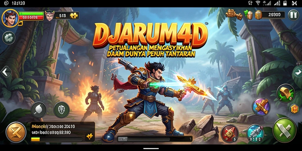 Tampilan gameplay DJARUM4D yang penuh aksi dan tantangan.