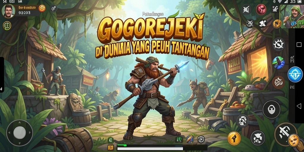 Gameplay GOGOREJEKI yang seru dan menantang di dunia petualangan.
