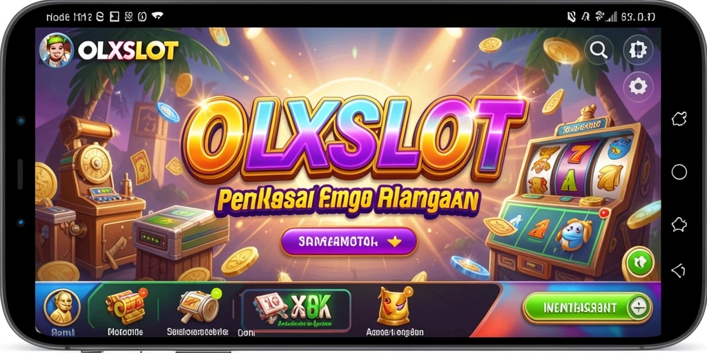 Tampilan gameplay OLXSLOT yang penuh warna dan menarik.