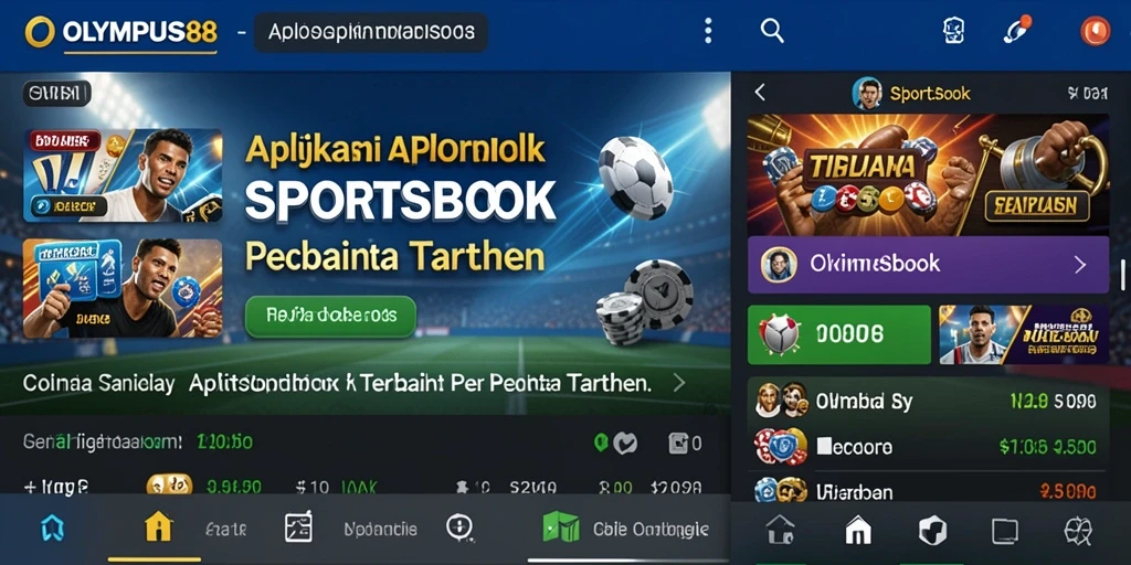 Tampilan utama OLYMPUS88 menampilkan berbagai opsi taruhan olahraga secara menarik.