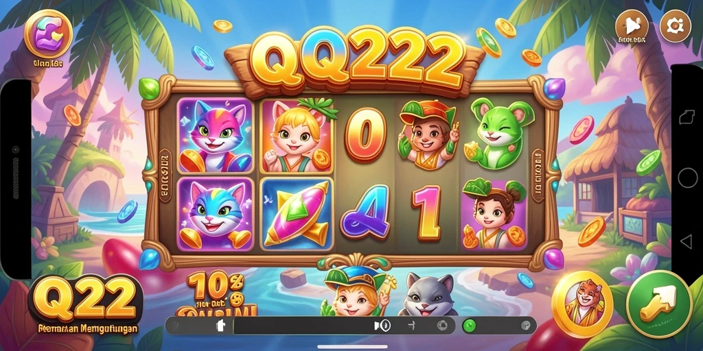 Tampilan gameplay menarik dari QQ222 yang menampilkan slot seru.