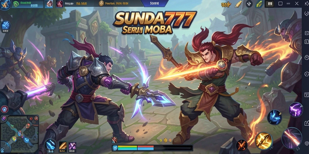 Tangkapan layar gameplay SUNDA777 saat pertarungan tim yang epik.