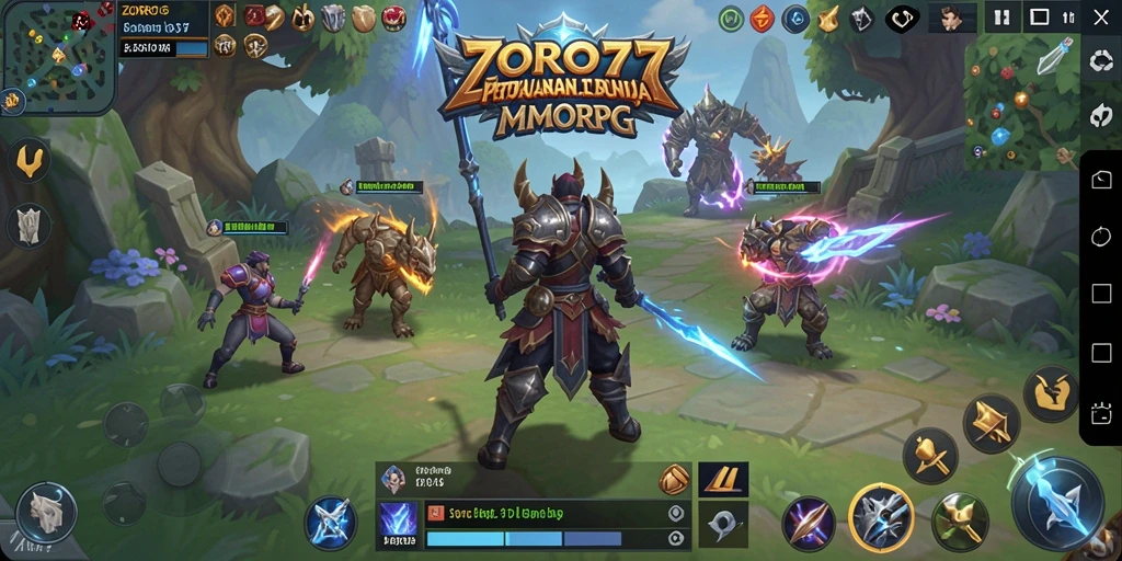 Gameplay seru dalam ZORO77 dengan berbagai petualangan menarik.
